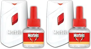 Mortein 2 Refill + 2 Machine with The Pleasant Fragrance of Mandarin & Neroli | Fits All M Amazon sale