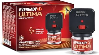 Eveready Ultima Mosquito Repellent Machine + Refill Combi Pack | Dual Mode - Normal & High Amazon sale