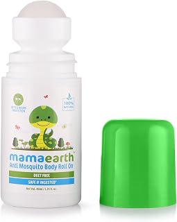 Mamaearth Natural Anti Mosquito Body Roll On for Indoor & Outdoor use, Mosquito Repellent, Amazon sale