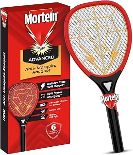 Mortein Advanced Anti-Mosquito Racquet | Mosquito Bat | Electric Fly Swatter | Mosquito Ki Amazon sale