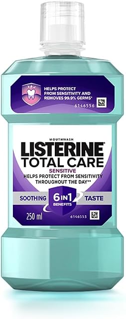Listerine Total Care Sensitive Soothing Taste 250ml Sensitive Soothing Taste Amazon sale
