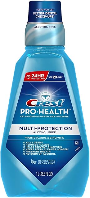 Crest pro health mouth wash with refreshing clean mint - 1 ltr Clean Mint Amazon sale