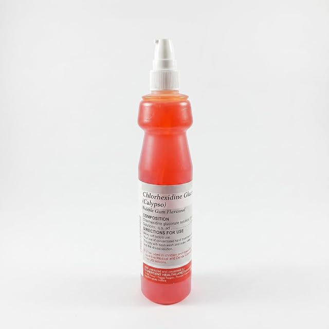 Septodont Calypso Raspberry Flavored Mouthwash 200ml | Professional Dental Mouthwash Conce Amazon sale