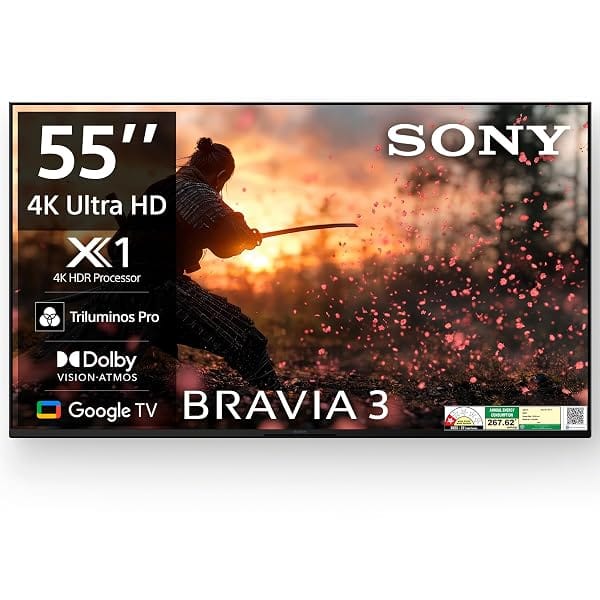 Sony BRAVIA 3 55-inch 4K Amazon sale