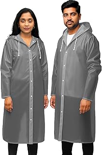 Allextreme Allextreme EVA Waterproof Unisex Rain Coat Hooded Full Sleeves Outdoor Men, Wom Amazon sale
