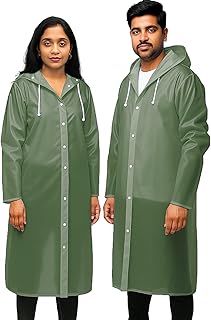 Pivalo Pivalo EVA Rain Poncho for Men & Women-Lightweight Waterproof Raincoat with Hood Ad Amazon sale