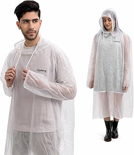 Lifelong Waterproof Unisex Rain Coat Hooded Full Sleeves Outdoor Men, Women, Boys & Girls Amazon sale