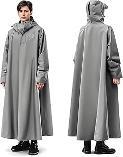 PALAY Long Rain Coat, Raincoat for Men Women Waterproof | Reusable Hooded Rain Poncho with Amazon sale