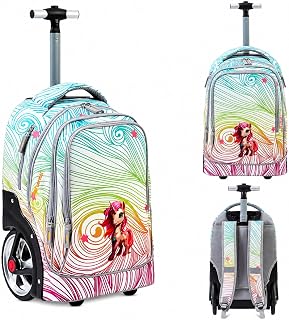 Turtle Trek Rolling Backpack with Wheels 50L, Multipurpose Laptop Bag for Office, Travel, Amazon India sale