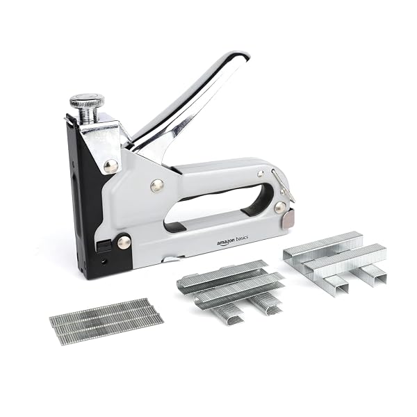 amazon basics 3 in 1 Heavy Duty Staple Gun with staples - (4-14mm) 600 Pieces Amazon sale