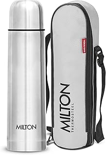 MILTON Flip Lid 500 Thermosteel Water Bottle 500 ml, 24 Hr Hot and Cold I Leak Proof Lid w Amazon sale