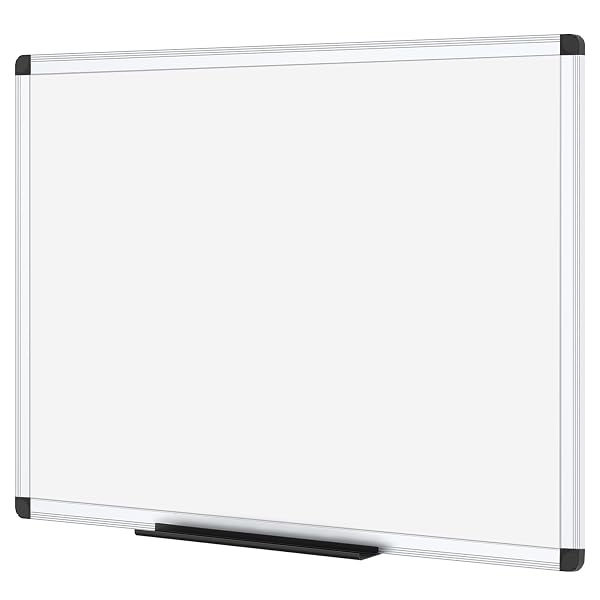 VIZ-PRO Magnetic Whiteboard/Dry Erase Board, 48 X 36 Inches, Silver Aluminium Frame Amazon sale
