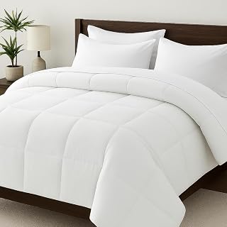 Heavy Winter Bed Comforter for Double Bed - 500 GSM Ultra Warm Quilt Blanket/Rajai - White Amazon India sale