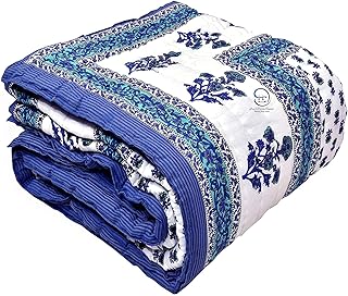 400 Gsm Soft Light Weight Rajasthani Traditional Jaipuri Hand Block Print Summer And Winte Amazon India sale