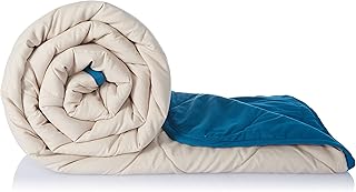 Amazon Brand - Solimo Microfibre Reversible Quilt Blanket/Comforter, Double, 120 GSM, Sand Amazon India sale