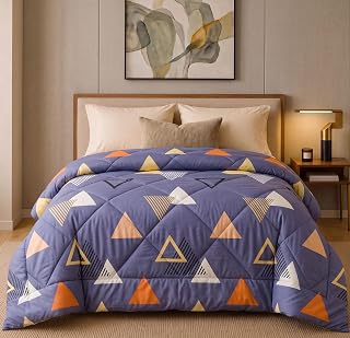 BSB HOME 220 GSM Reversible Microfiber AC Comforter/Blanket/Quilt/Duvets for Winter King S Amazon India sale