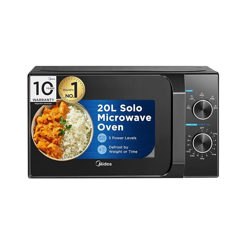 Midea 20L Solo Microwave Oven with 10-Year Magnetron Warranty Amazon sale