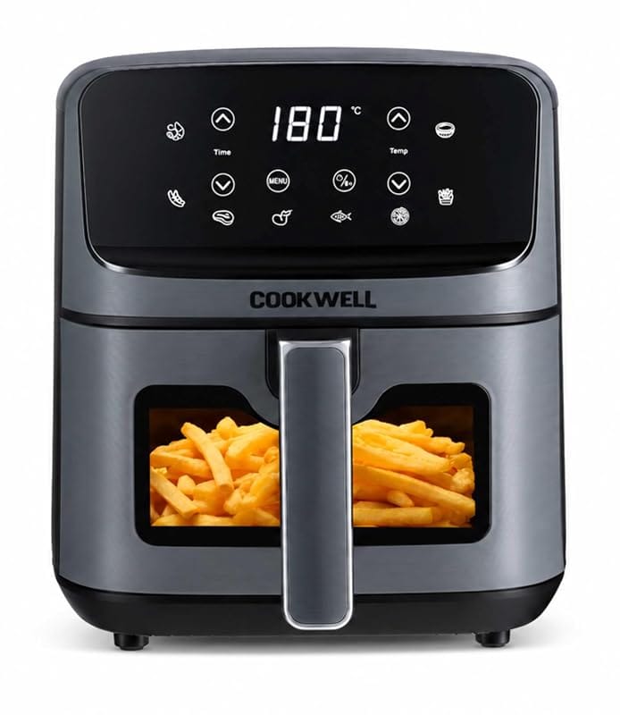Cookwell Air Fryer 5L with See-Through Window, 1400W Amazon sale