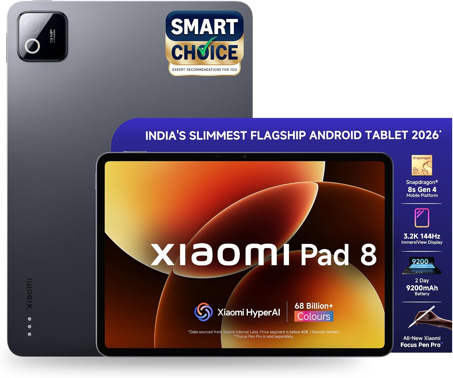 Xiaomi Pad 8 11.2-inch 3.2K 8GB 128GB Tablet Amazon sale