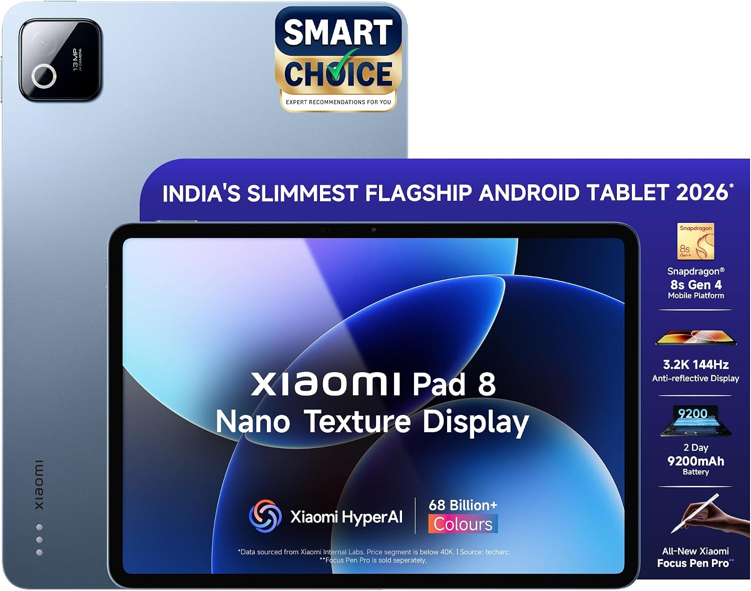 Xiaomi Pad 8 Nano Texture 12GB 256GB Tablet Amazon sale