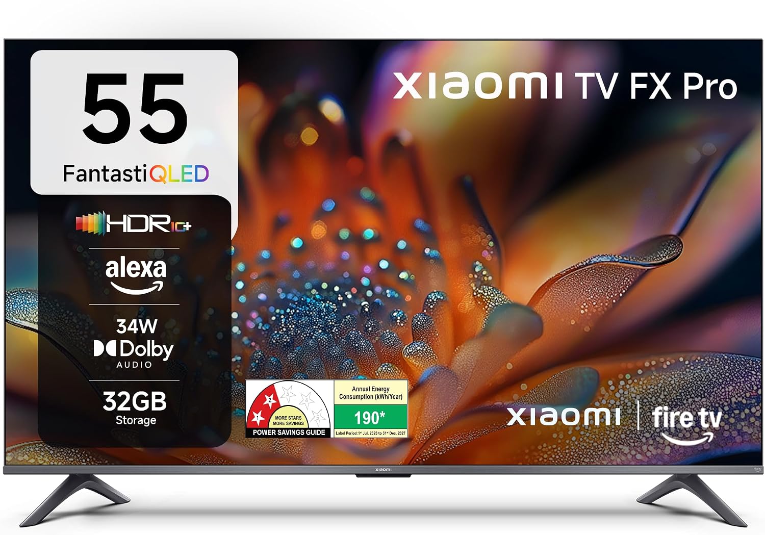 Xiaomi 55-inch FX Pro 4K QLED Smart Fire TV L55MB-FPIN Amazon sale