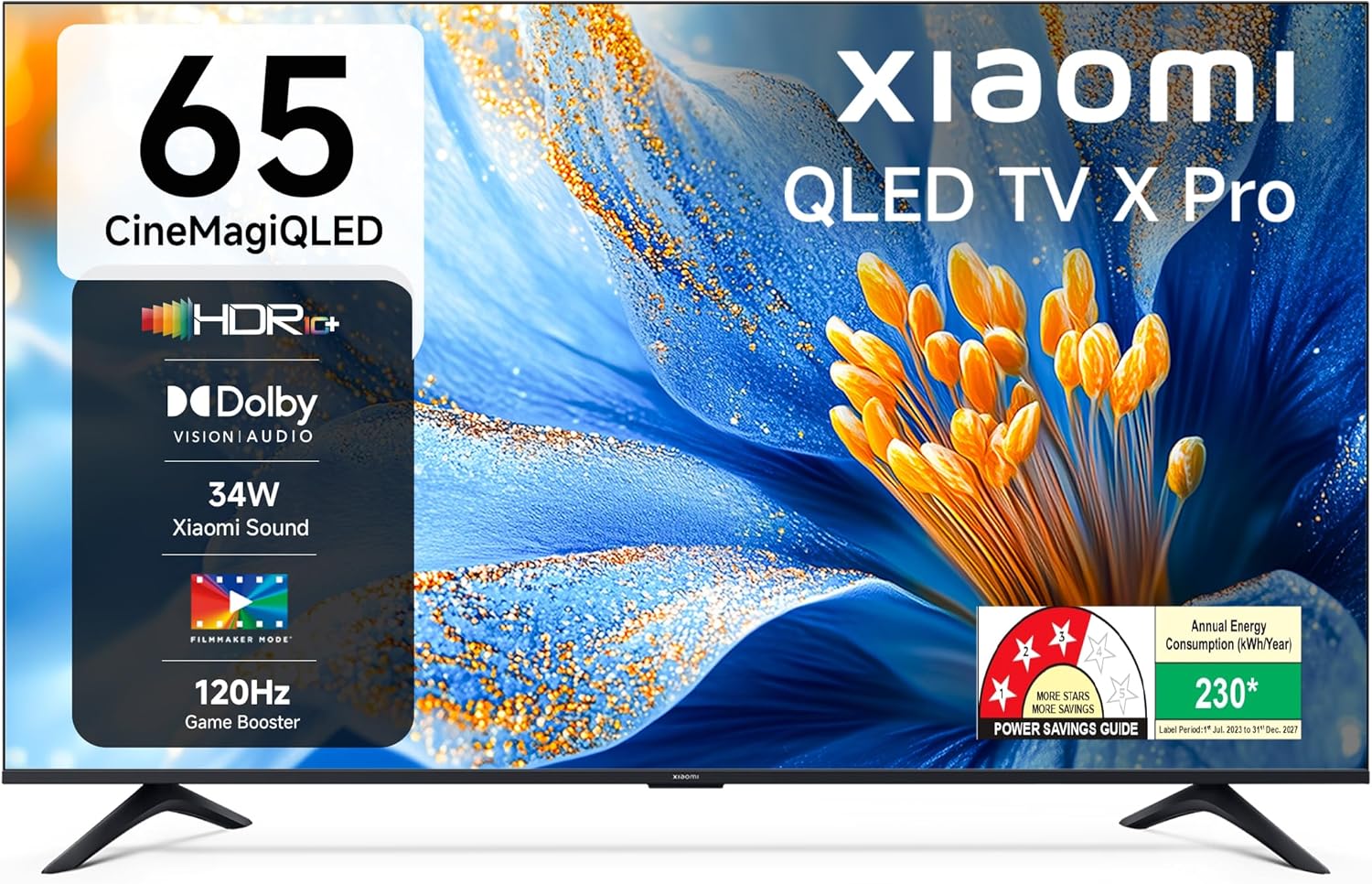 Xiaomi 65-inch X Pro 4K QLED Google TV L65MB-APIN Amazon sale
