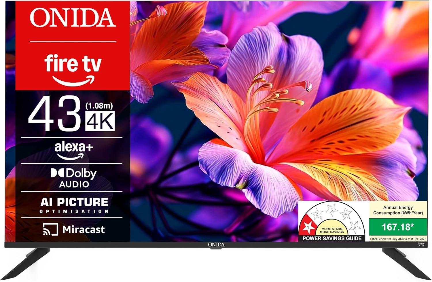 Onida 43-inch Ultra HD 4K Smart LED Fire TV 43UFD Amazon sale