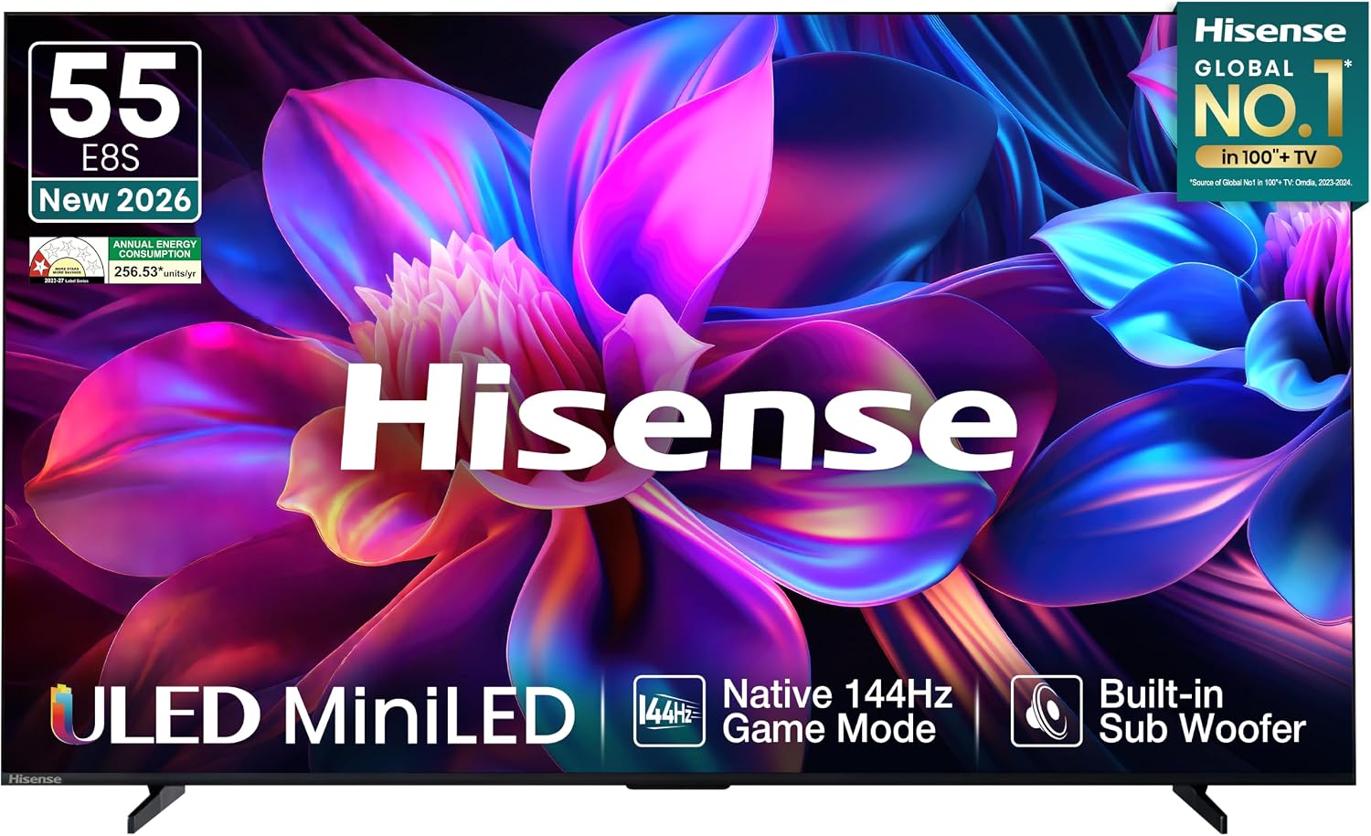 Hisense 55-inch 55E8S Hi-QLED Mini LED Smart TV Amazon sale