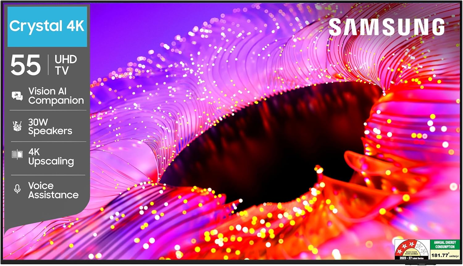 Samsung 55-inch Crystal UHD 4K Vision AI 2026 Smart TV UA55UE85AHULXL Amazon sale