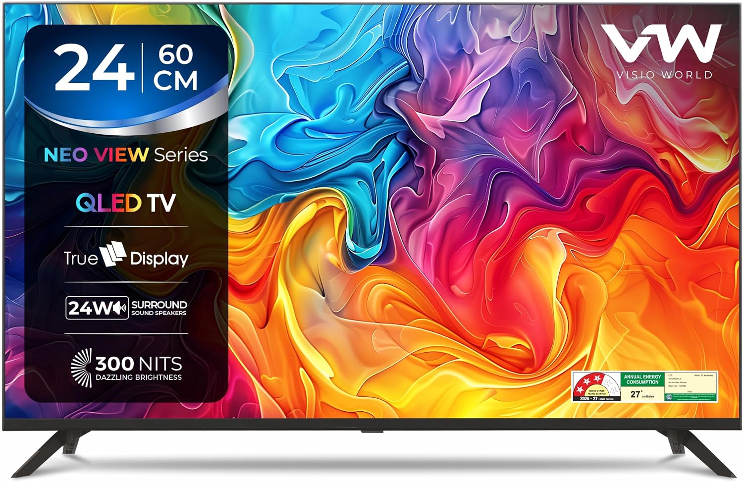 Visio World 24-inch HD Ready QLED TV VW24S2 Amazon sale