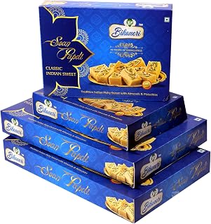 YFP BIKANERI Soan Papdi 400g | Traditional Indian Sweet | Instant Ready To Eat - Delicious Amazon sale