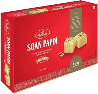 Haldiram's Soan Papdi 500 g X 2 Combo Pack | Traditional Indian Sweet | Finest Ingredients Amazon sale