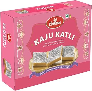 Haldiram's Kaju Katli/Burfi 200g, Traditional Indian Sweet Made with Cashew Nuts, Gift Pac Amazon sale