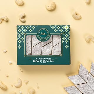 THE SWEET BLEND Sugar-Free Kaju Katli 250g | Gluten-Free Indian Mithai Sweetened with Stev Amazon sale
