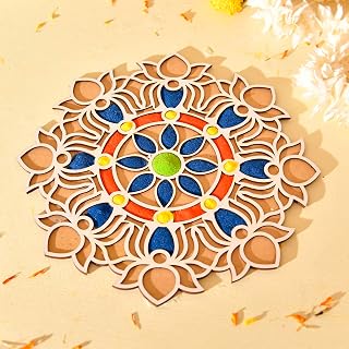 CraftVatika Diwali Rangoli Stencils for Door Entrance, Diwali Decoration Items for Home De Amazon sale