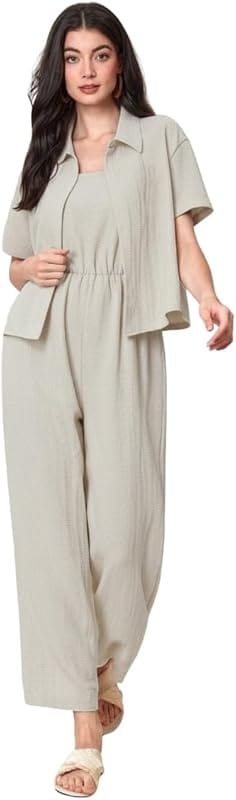 AND Women Solid Casual Jumpsuit