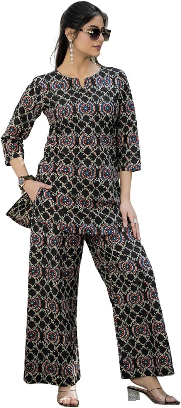 Anouk Women Printed Cotton Lounge Set