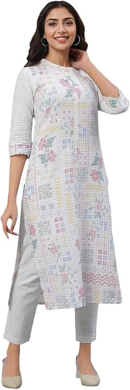 Aurelia Printed Cotton Kurta Set