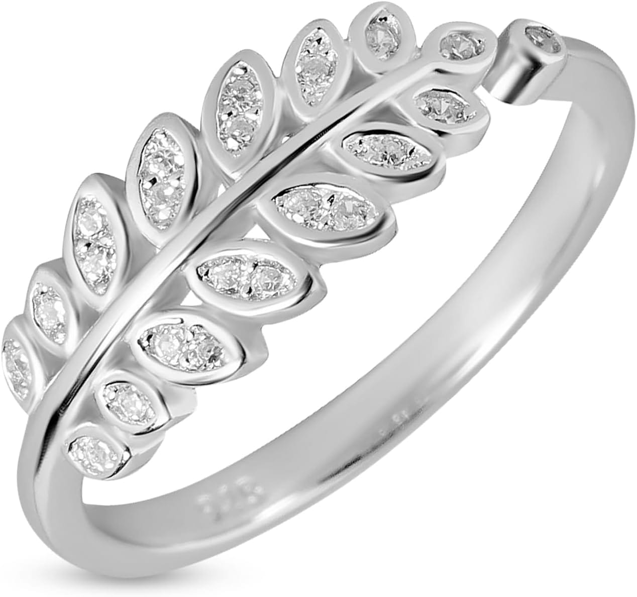 Ayesha Silver Toned Stackable Rings Set