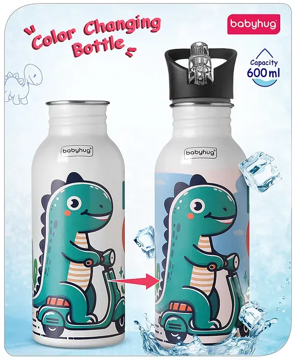 Babyhug Dino Color-Changing Magic Bottle
