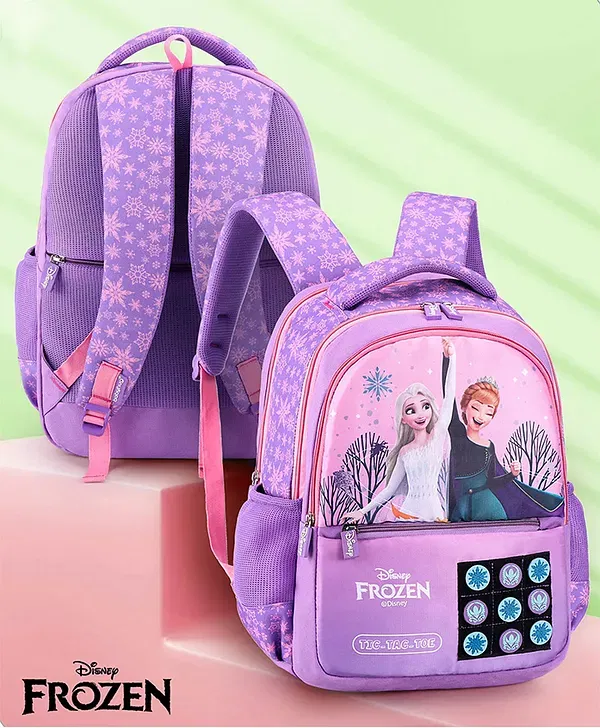 Babyhug Disney Frozen Tic-Tac-Toe School Backpack