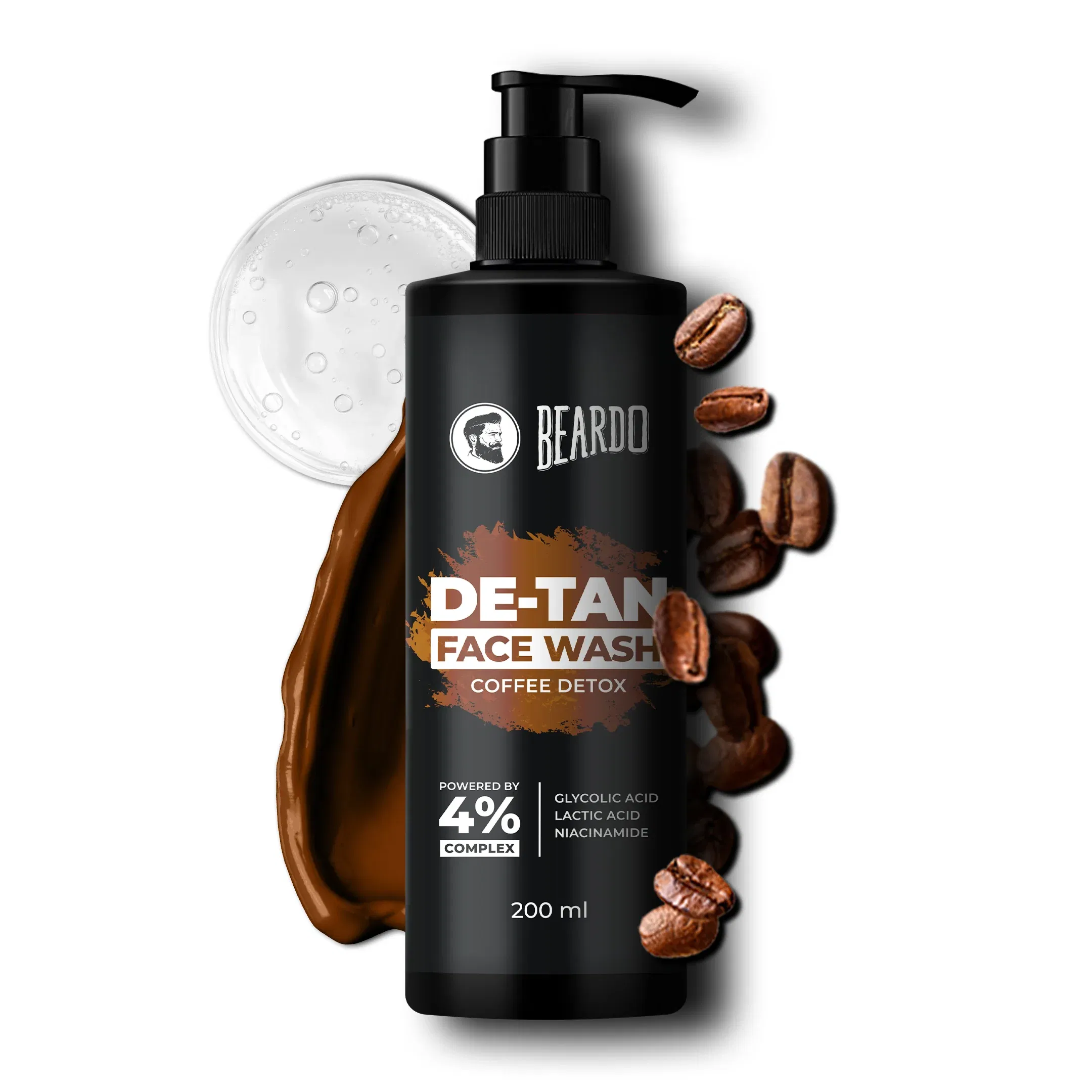 De-Tan Facewash for Men (200ml) Beardo sale