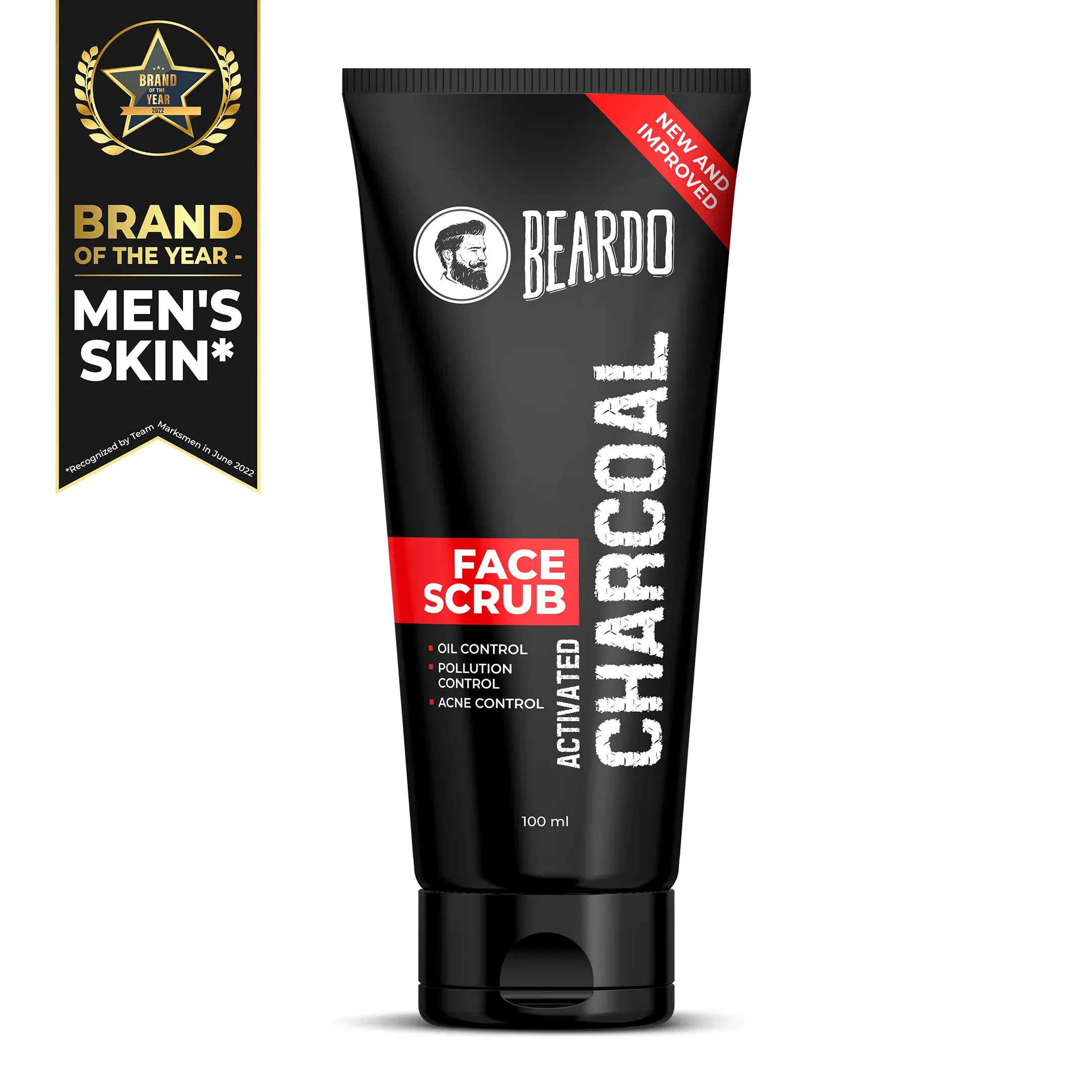Activated Charcoal Face Scrub Beardo sale