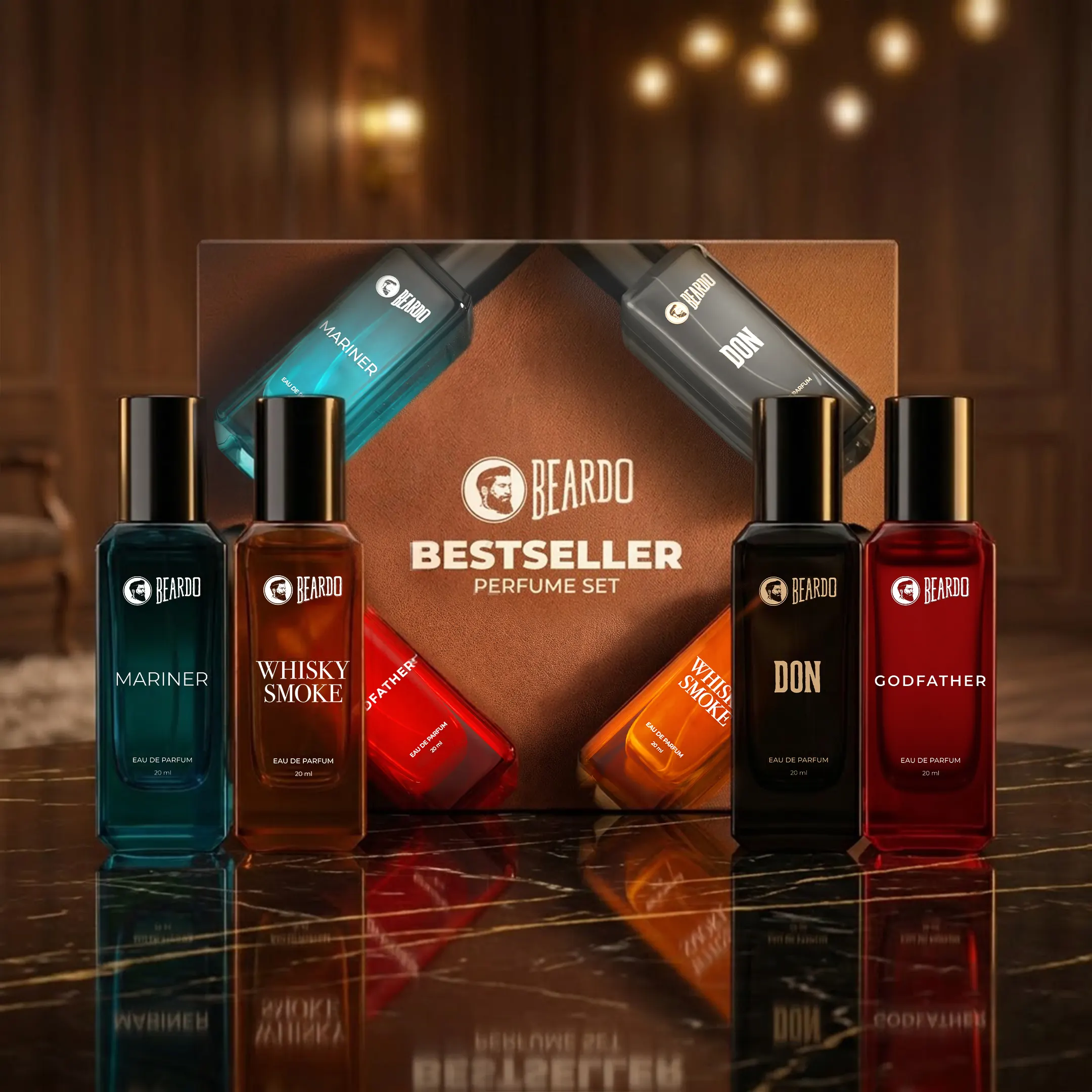 Bestseller Perfumes Giftset (4X20ml) Beardo sale