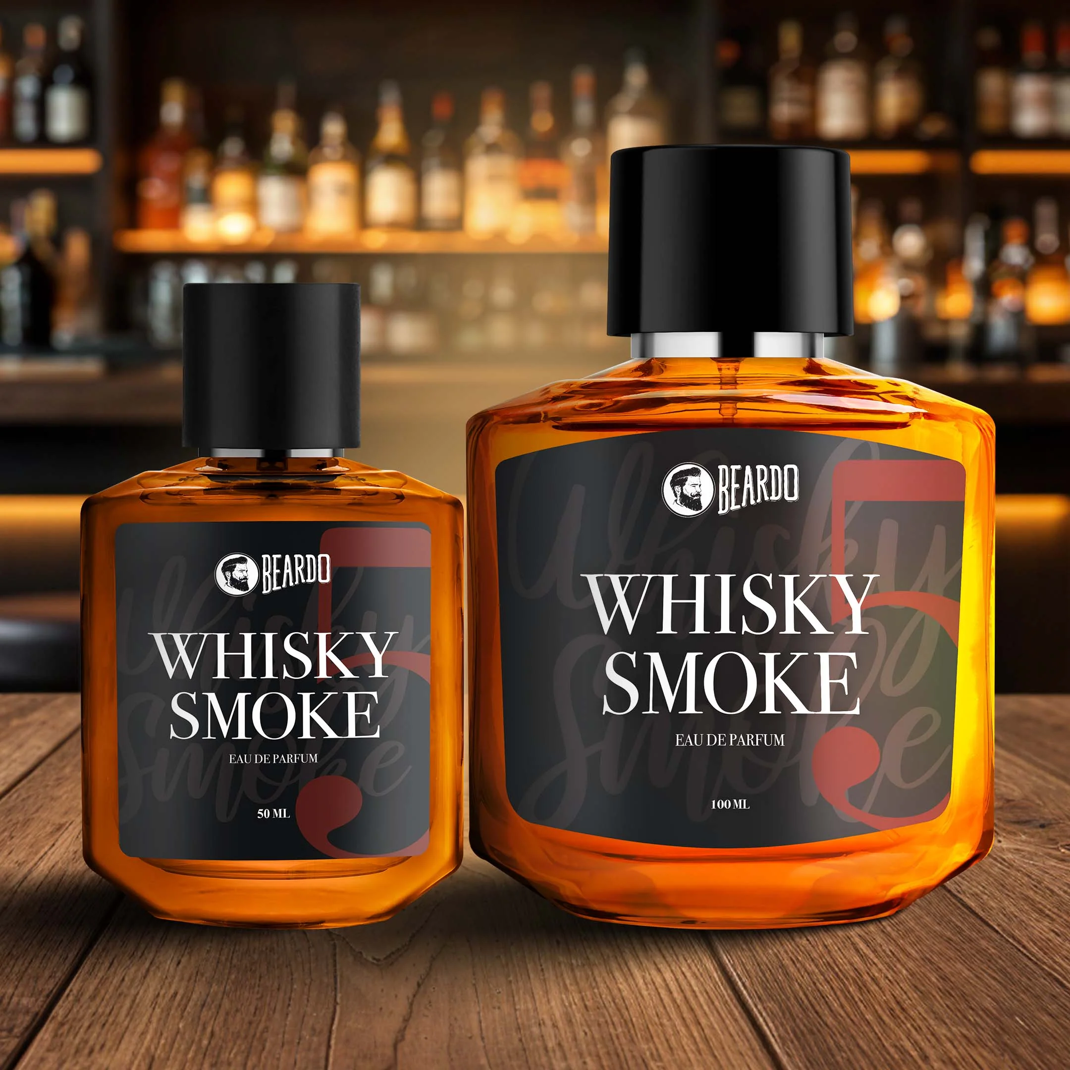 Whisky Smoke Perfume EDP 100ml & 50ml Combo Beardo sale