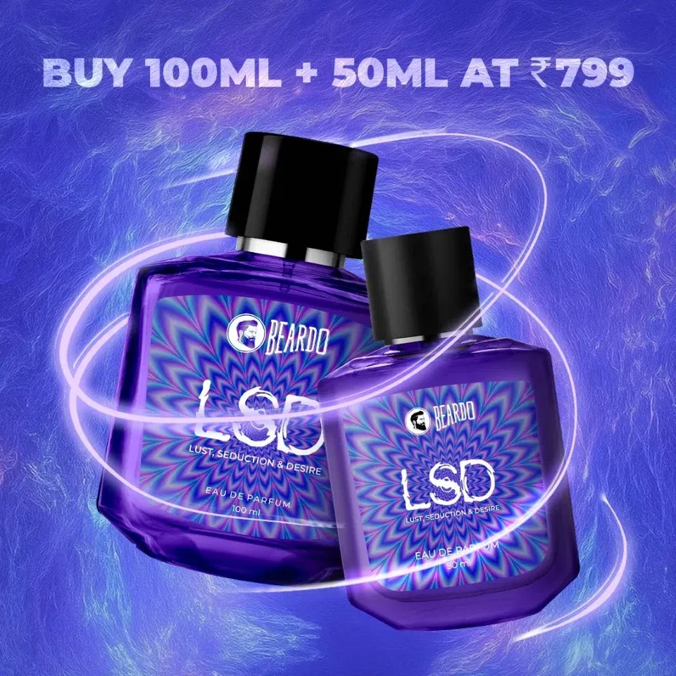 Beardo LSD Perfume EDP 100 ml and 50 ml Combo Beardo sale