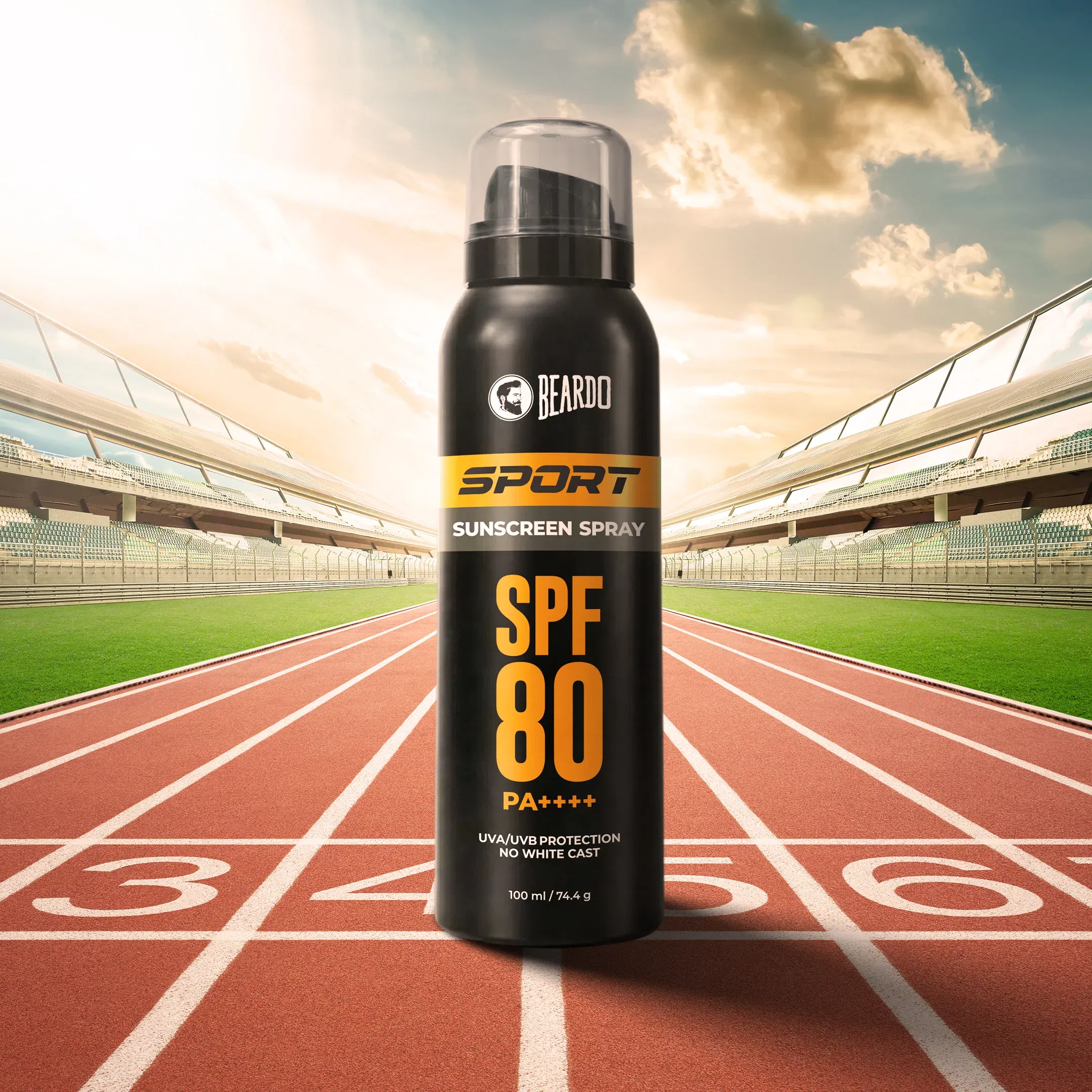 Beardo Sport Sunscreen Spray SPF 80, 100 ml Beardo sale