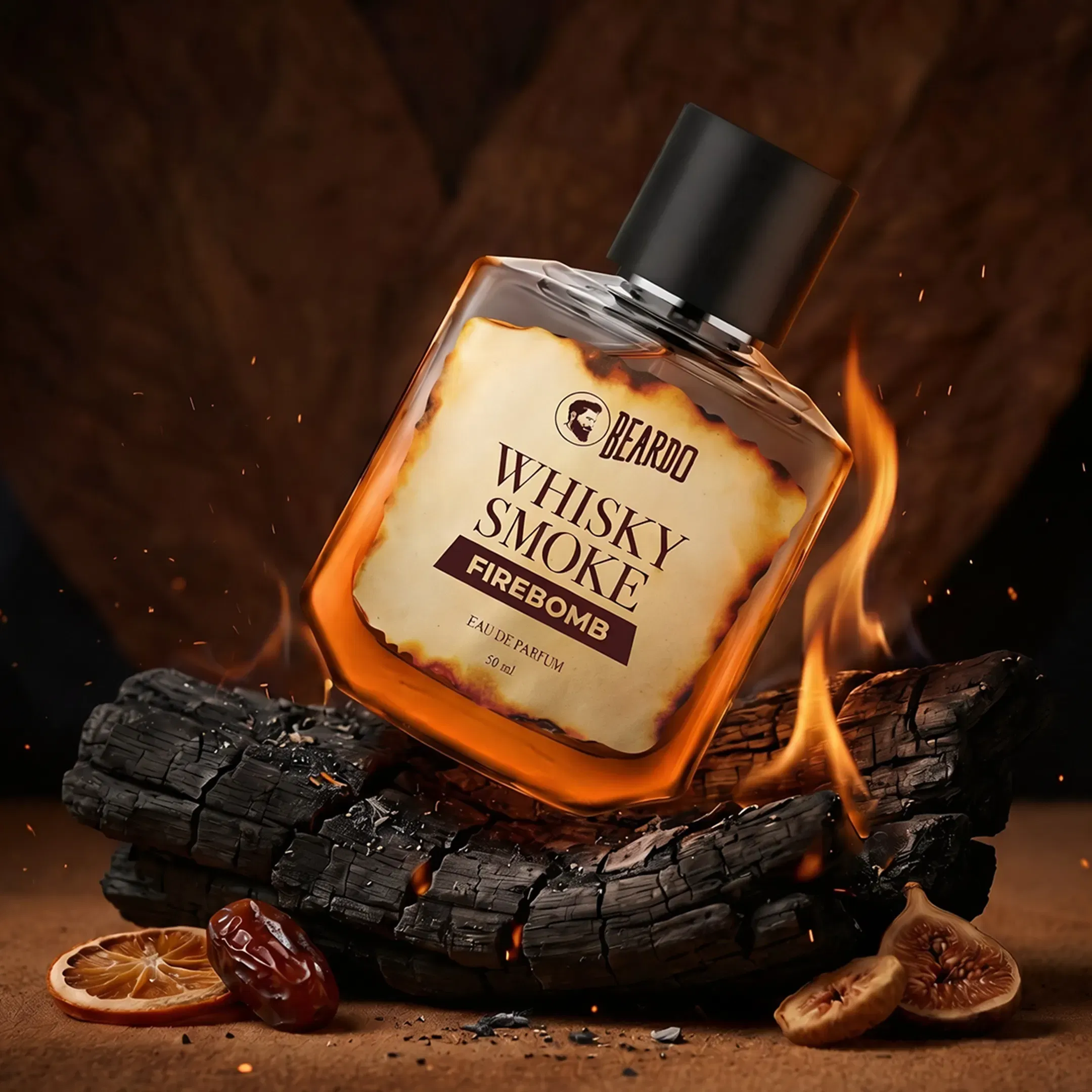 Beardo Whisky Smoke Firebomb Eau De Parfum, 50 ml Beardo sale
