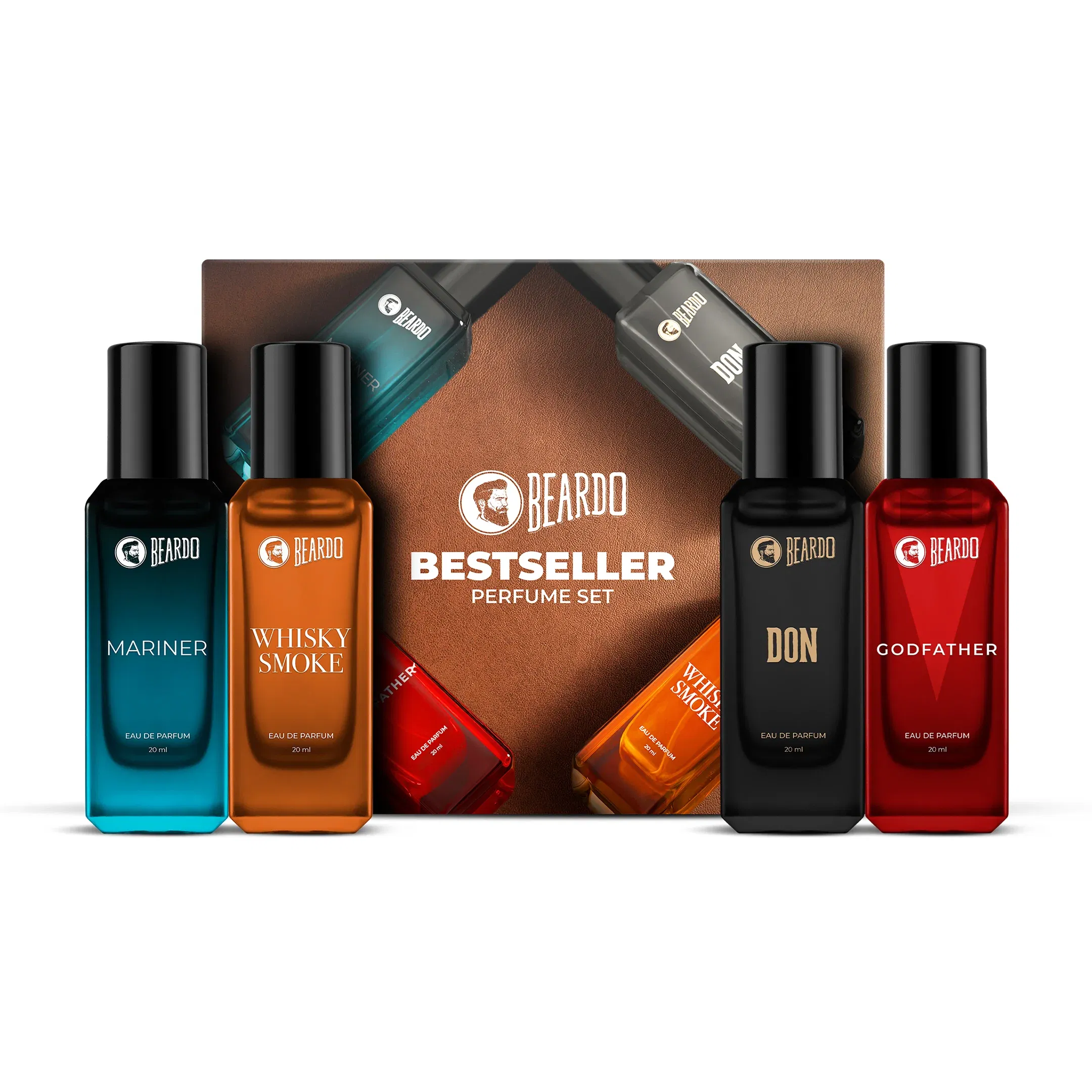 Beardo Bestseller Perfumes Giftset, 20 ml x 4 Beardo sale