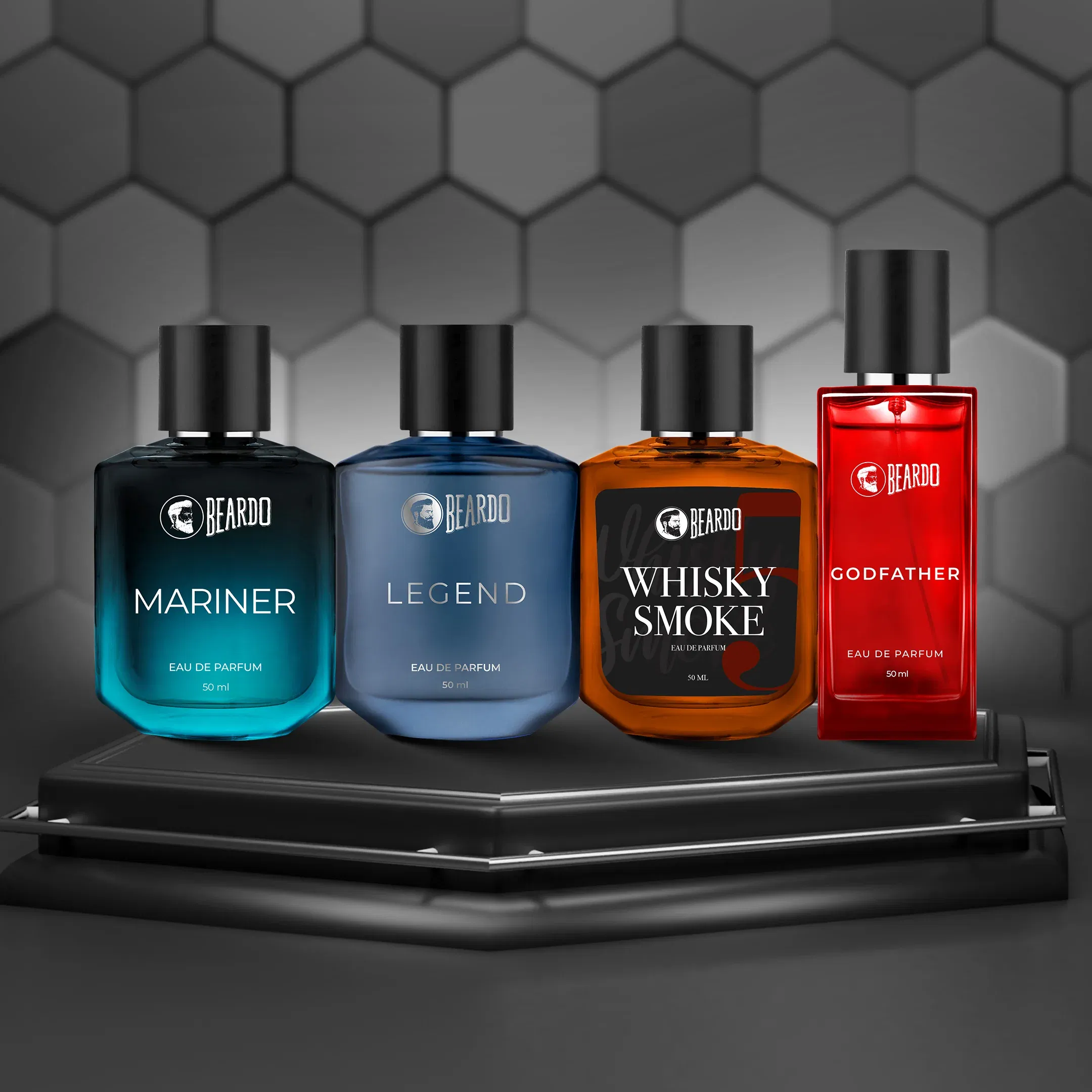Beardo Everyday Essentials Perfume Combo (50 ml x 4) Beardo sale